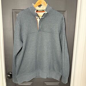 Orvis Gray Zip-Up Sweater
